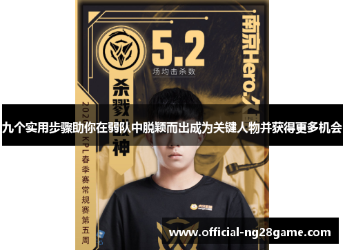 九个实用步骤助你在弱队中脱颖而出成为关键人物并获得更多机会